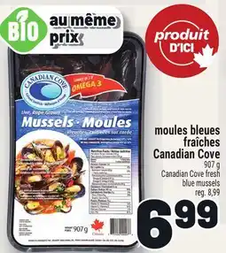 Metro MOULES BLEUES FRAÎCHES CANADIAN COVE | CANADIAN COVE FRESH BLUE MUSSELS offer