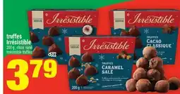 Super C truffes Irrésistible | Irrésistible truffes offer