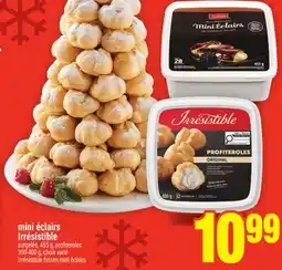 Super C mini éclairs Irrésistible | Irrésistible frozen mini éclairs offer
