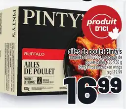 Metro AILES DE POULET PINTY'S | PINTY'S FROZEN CHICKEN WINGS offer