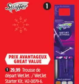Canadian Tire Swiffer WetJet Starter Kit offer