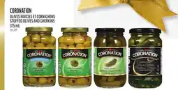 Metro CORONATION OLIVES FARCIES ET CORNICHONS STUFFED OLIVES AND GHERKINS offer