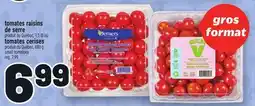 Metro TOMATES RAISINS DE SERRE, TOMATES CERISES | SMALL TOMATOES offer