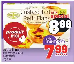 Metro PETITS FLANS NOVA ERA | NOVA ERA CUSTARD TARTS offer
