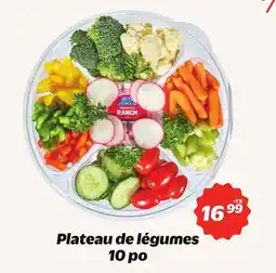 Metro PLATEAU DE LÉGUMES offer