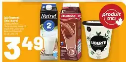 Metro LAIT FINEMENT FILTRÉ NATREL | NATREL FINE-FILTERED MILK offer