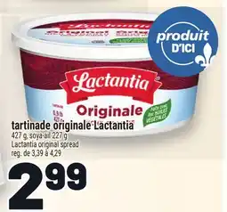 Metro TARTINADE ORIGINALE LACTANTIA | LACTANTIA ORIGINAL SPREAD offer