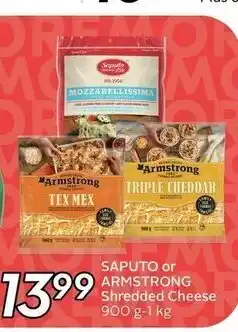 Safeway Saputo or Armstrong Shredded Cheese offer