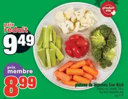 Super C plateau de légumes Sun Rich | Sun Rich vegetable tray offer