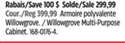 Canadian Tire Canvas Willowgrove Multi-Purpose Cabinet offer