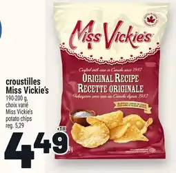 Metro CROUSTILLES MISS VICKIE'S | MISS VICKIE'S POTATO CHIPS offer