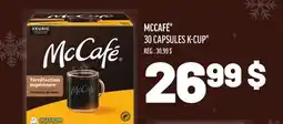 Metro 30 CAPSULES K-CUP MCCAFÉ offer