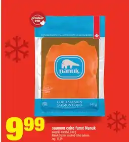 Super C saumon coho fumé Nanuk | Nanuk frozen smoked coho salmon offer