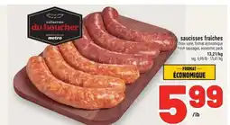 Metro SAUCISSES FRAÎCHES | FRESH SAUSAGES offer
