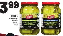 Metro STRUB'S CORNICHONS PICKLES offer