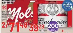 Metro BIÈRE LABATT BUDWEISER, MOLSON EXPORT | BEER offer