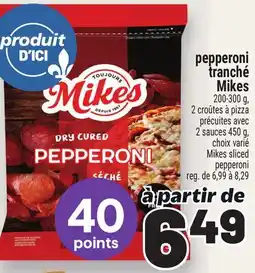 Metro PEPPERONI TRANCHÉ MIKES | MIKES SLICED PEPPERONI offer