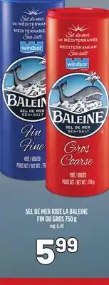 Metro SEL DE MER IODÉ LA BALEINE FIN OU GROS offer