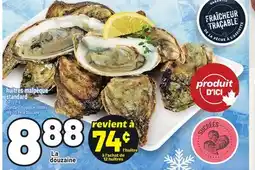 Metro HUÎTRES MALPÈQUE STANDARD | STANDARD MALPEQUE OYSTERS offer