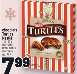 Metro CHOCOLATS TURTLES NESTLÉ | NESTLÉ TURTLES CHOCOLATES offer