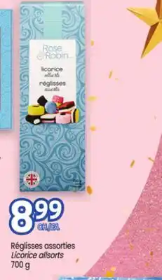 Uniprix ROSE & ROBIN Réglisses assorties Licorice allsorts offer