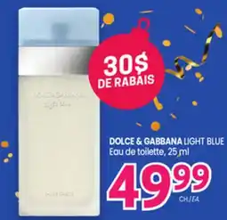 Uniprix DOLCE & GABBANA Eau de toilette/blue light offer