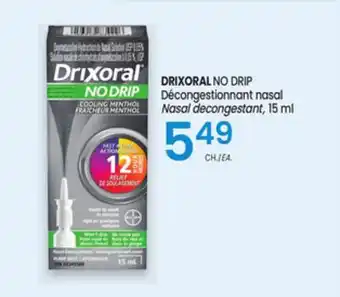 Uniprix DRIXORAL NO DRIP Décongestionnant nasal/Nasal decongestant offer