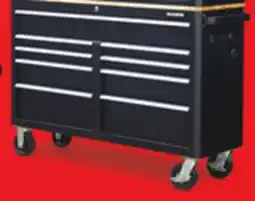 Canadian Tire 56˝ 9-Drawer Cabinet with Built-In Power Bar with USB, Up to 2000-lb Caster Capacity offer