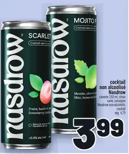 Metro COCKTAIL NON ALCOOLISÉ NASDROW | NASDROW NON-ALCOHOLIC COCKAIL offer