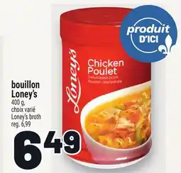 Metro BOUILLON LONEY'S | LONEY'S BROTH offer
