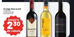 Metro VIN ROUGE, BLANC OU ROSÉ | RED, WHITE OR ROSÉ WINE offer