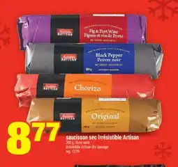 Super C saucisson sec Irrésistible Artisan | Irrésistible Artisan dry sausage offer