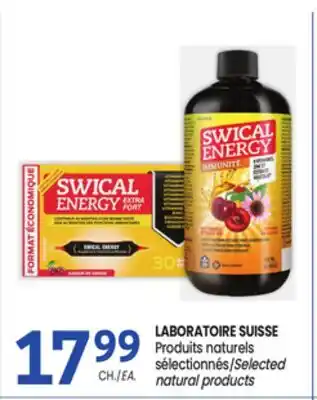 Uniprix LABORATOIRE SUISSE Produits naturels sélectionnés/Selected natural products offer