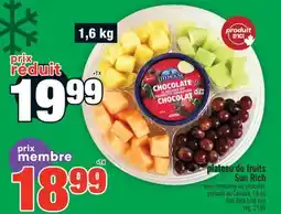 Super C PLATEAU DE FRUITS SUN RICH | SUN RICH FRUIT TRAY offer