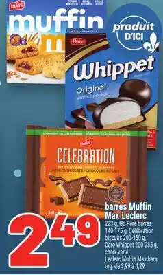 Metro BARRES MUFFIN MAX LECLERC | LECLERC MUFFIN MAX BARS offer