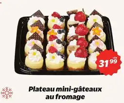 Metro PLATEAU MINI-GÂTEAUX AU FROMAGE offer
