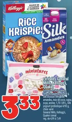 Metro CÉRÉALES GENERAL MILLS, KELLOGG'S, QUAKER | GENERAL MILLS, KELLOGG'S, QUAKER CEREAL offer