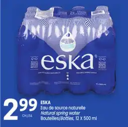 Uniprix ESKA Eau de source naturelle/Natural spring water offer