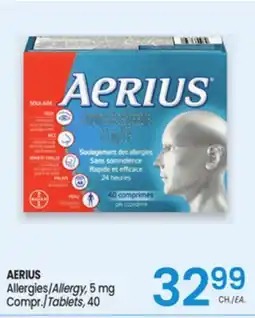 Uniprix AERIUS Allergies/Allergy, Compr./Tablets offer