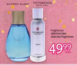 Uniprix ALFRED SUNG, VICTORINOX Fragrances sélectionnées/ Selected fragrances offer