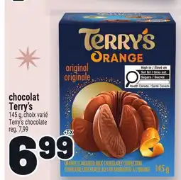 Metro CHOCOLAT TERRY'S | TERRY'S CHOCOLATE offer