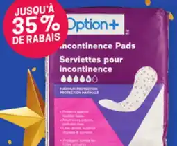 Uniprix OPTION+ Serviettes protectrices sélectionnées/ Selected protective pads offer