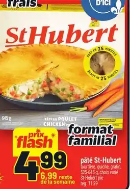 Metro PÂTÉ ST-HUBERT | ST-HUBERT PIE offer