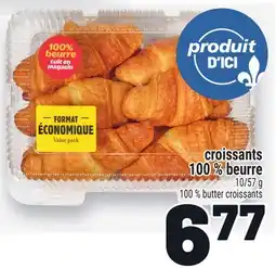 Metro CROISSANTS 100% BEURRE | 100% BUTTER CROISSANTS offer