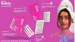 Uniprix SUNNY TEDDY Timbres anti-acné/Anti-acne patches offer