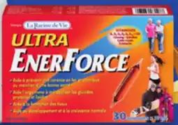 Uniprix LA RACINE DE VIE ULTRA ENERFORCE, ENERFORCE PLUS, GINSENG, RADIS NOIR offer