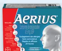 Uniprix AERIUS Allergies/Allergy, 5 mg CLARITIN Allergies/Allergy 5 mg ou/or 10 mg Capsules offer