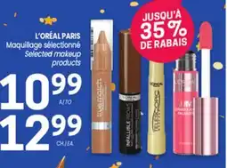 Uniprix L'ORÉAL PARIS Maquillage sélectionné/Selected makeup products offer