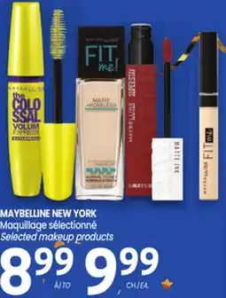 Uniprix MAYBELLINE NEW YORK Maquillage sélectionné/Selected makeup products offer