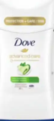 Uniprix DOVE Antisudorifiques sélectionnés/Selected antiperspirants, Bâton/Stick offer